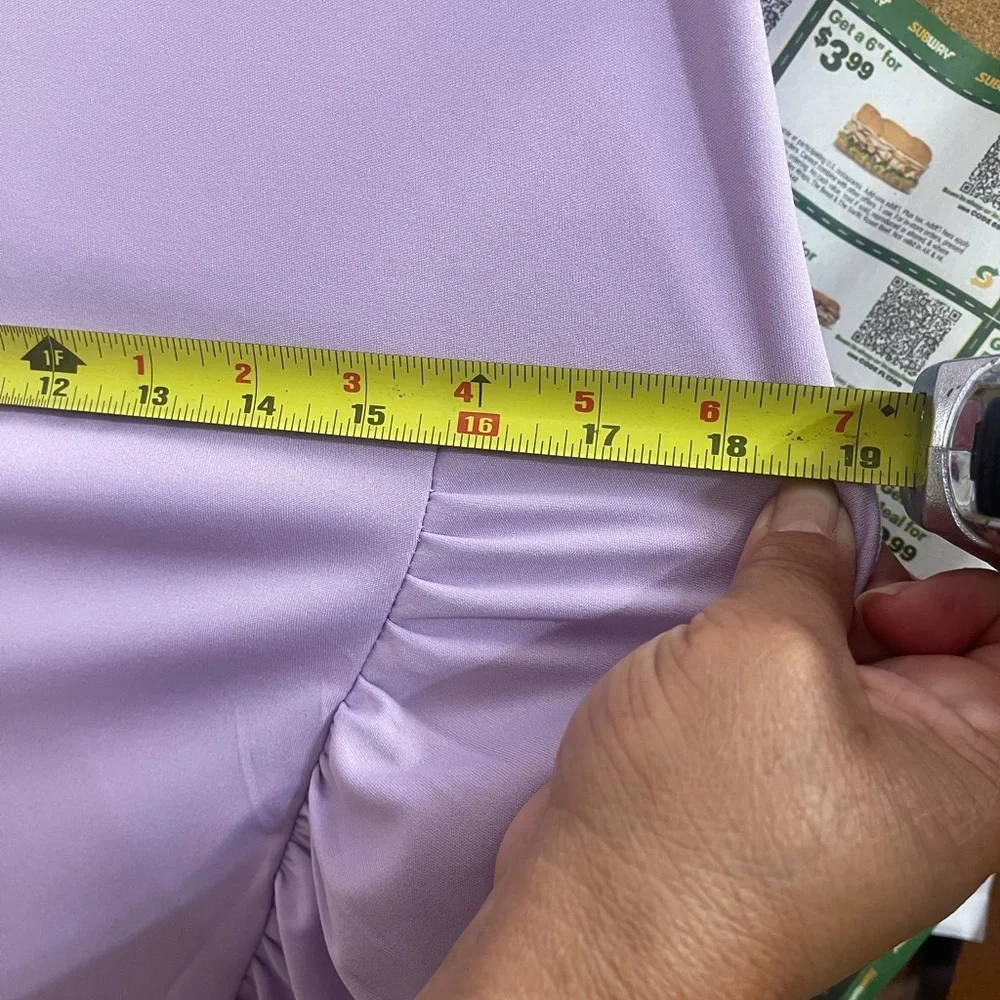 Lavender Ruffle Dress - Picture 5 of 6